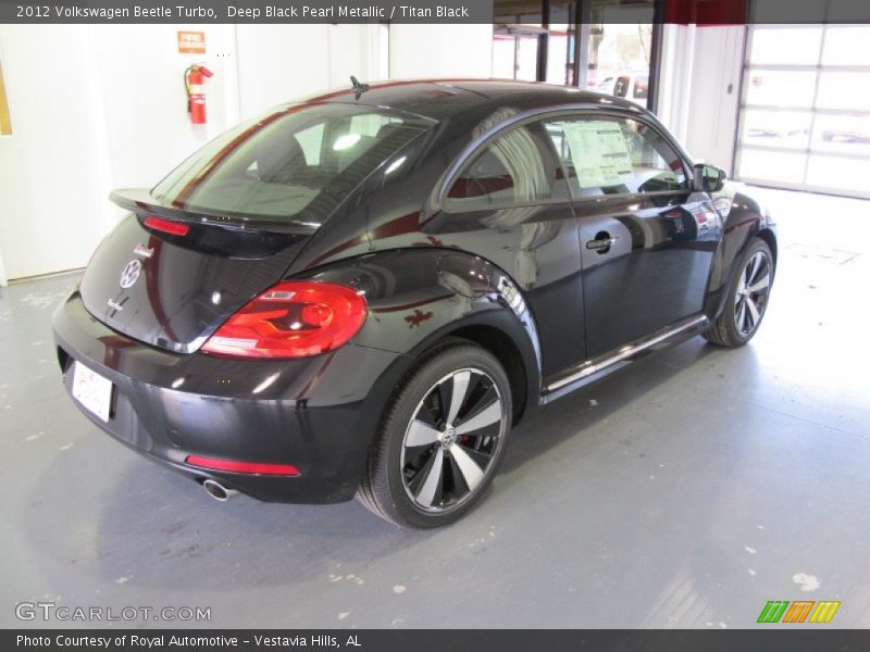 Deep Black Pearl Metallic / Titan Black 2012 Volkswagen Beetle Turbo