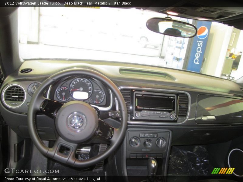 Deep Black Pearl Metallic / Titan Black 2012 Volkswagen Beetle Turbo