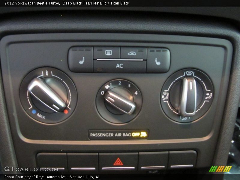 Controls of 2012 Beetle Turbo