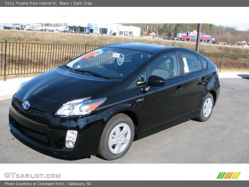 Black / Dark Gray 2011 Toyota Prius Hybrid IV