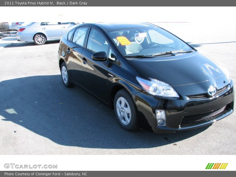 Black / Dark Gray 2011 Toyota Prius Hybrid IV