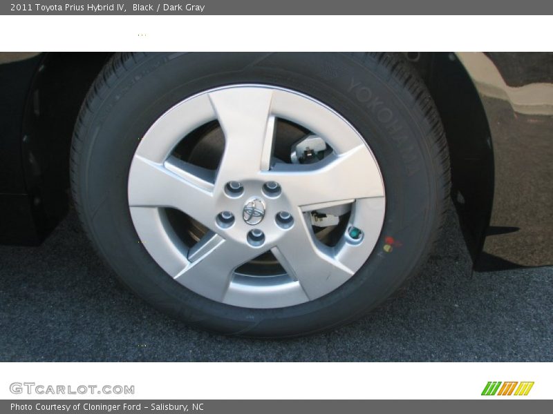 Black / Dark Gray 2011 Toyota Prius Hybrid IV