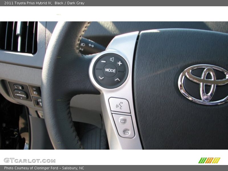 Black / Dark Gray 2011 Toyota Prius Hybrid IV
