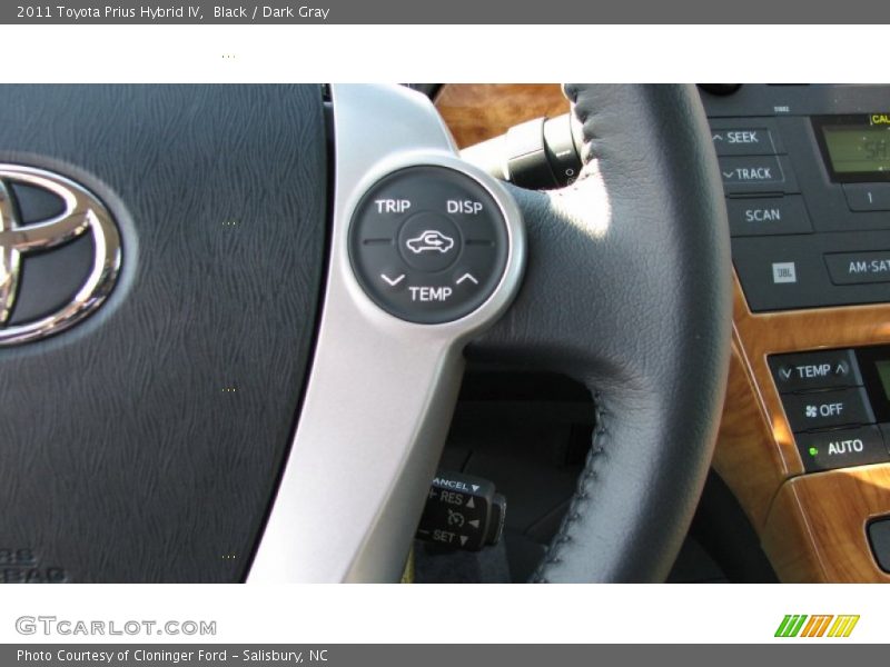 Black / Dark Gray 2011 Toyota Prius Hybrid IV