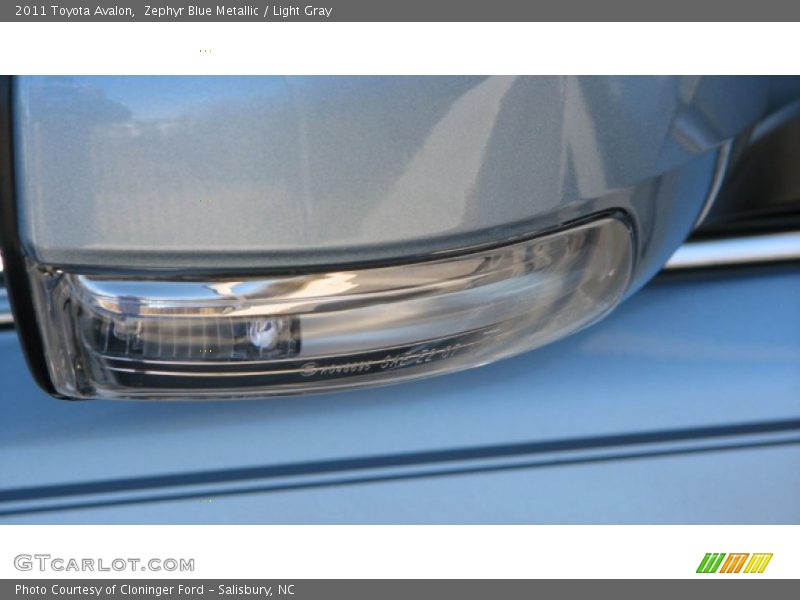Zephyr Blue Metallic / Light Gray 2011 Toyota Avalon