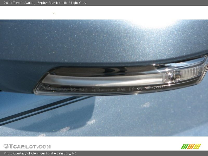Zephyr Blue Metallic / Light Gray 2011 Toyota Avalon