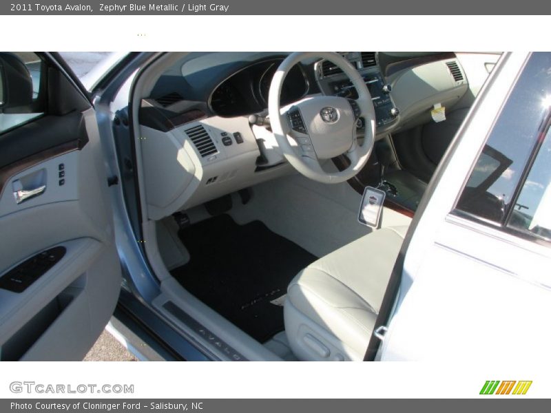 Zephyr Blue Metallic / Light Gray 2011 Toyota Avalon