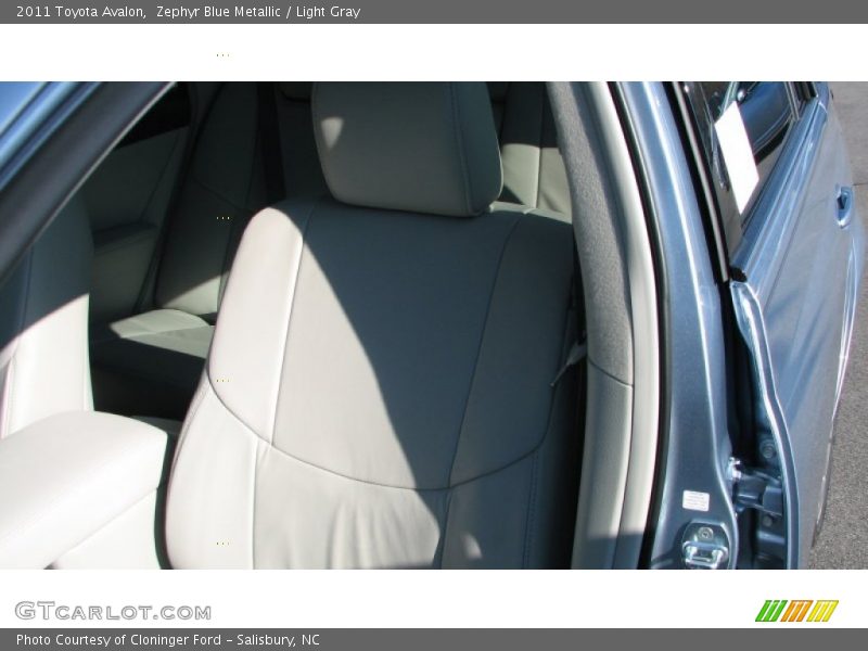 Zephyr Blue Metallic / Light Gray 2011 Toyota Avalon