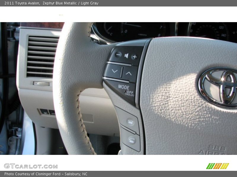 Zephyr Blue Metallic / Light Gray 2011 Toyota Avalon