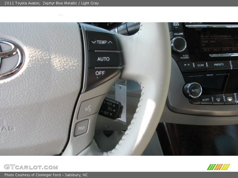 Zephyr Blue Metallic / Light Gray 2011 Toyota Avalon