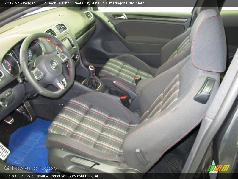 Interlagos Plaid Cloth - 2012 Volkswagen GTI 2 Door