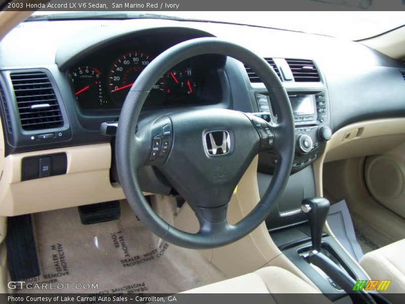 Dashboard of 2003 Accord LX V6 Sedan
