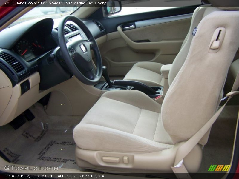  2003 Accord LX V6 Sedan Ivory Interior