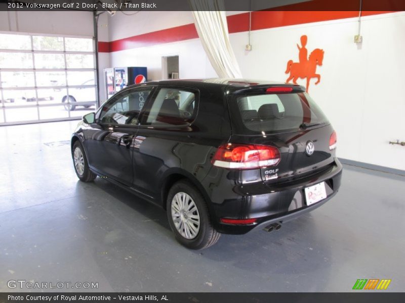 Black / Titan Black 2012 Volkswagen Golf 2 Door
