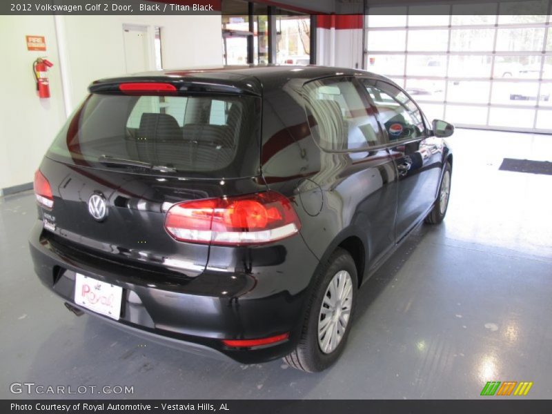 Black / Titan Black 2012 Volkswagen Golf 2 Door