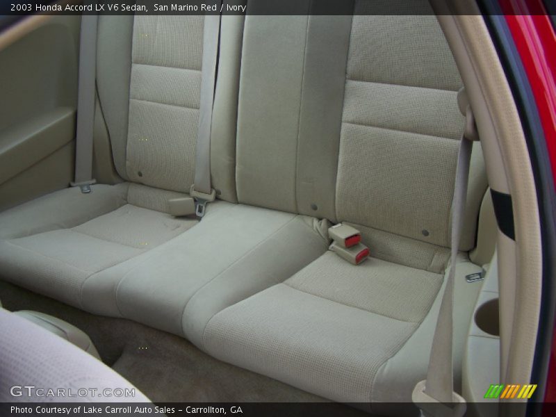 San Marino Red / Ivory 2003 Honda Accord LX V6 Sedan