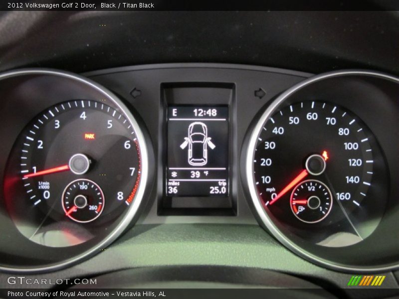  2012 Golf 2 Door 2 Door Gauges