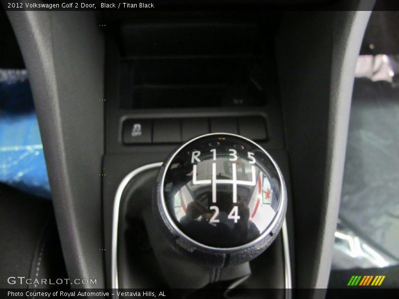  2012 Golf 2 Door 5 Speed Manual Shifter