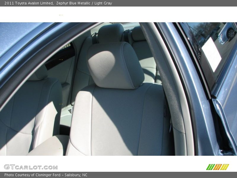Zephyr Blue Metallic / Light Gray 2011 Toyota Avalon Limited