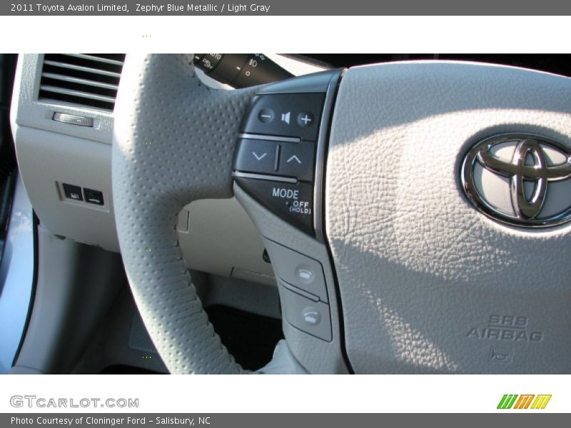 Zephyr Blue Metallic / Light Gray 2011 Toyota Avalon Limited