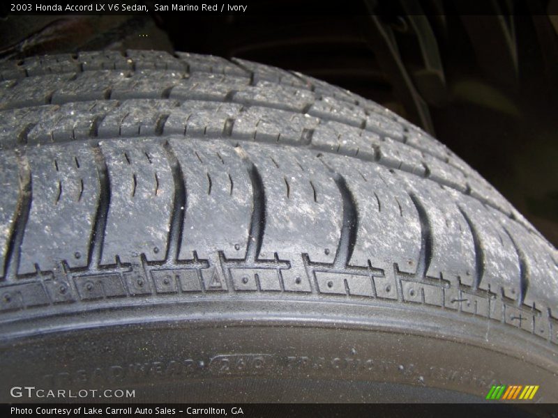 San Marino Red / Ivory 2003 Honda Accord LX V6 Sedan