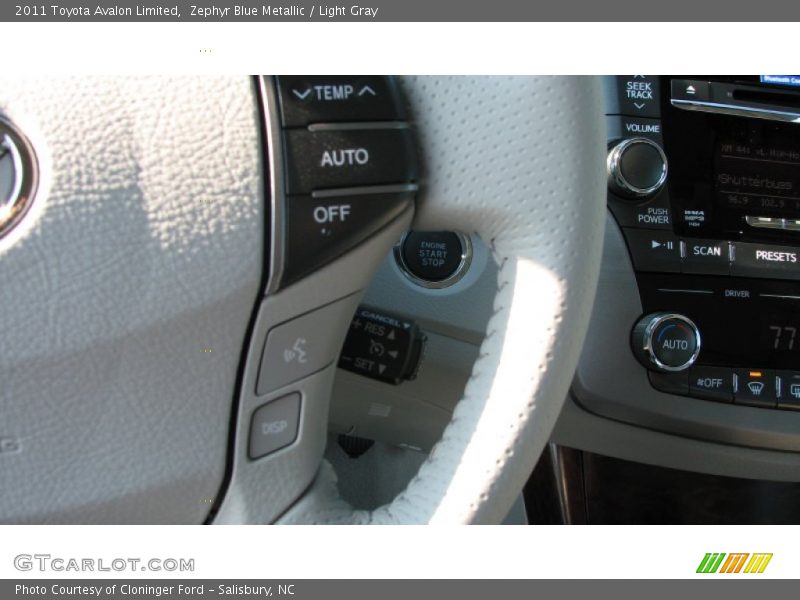 Zephyr Blue Metallic / Light Gray 2011 Toyota Avalon Limited