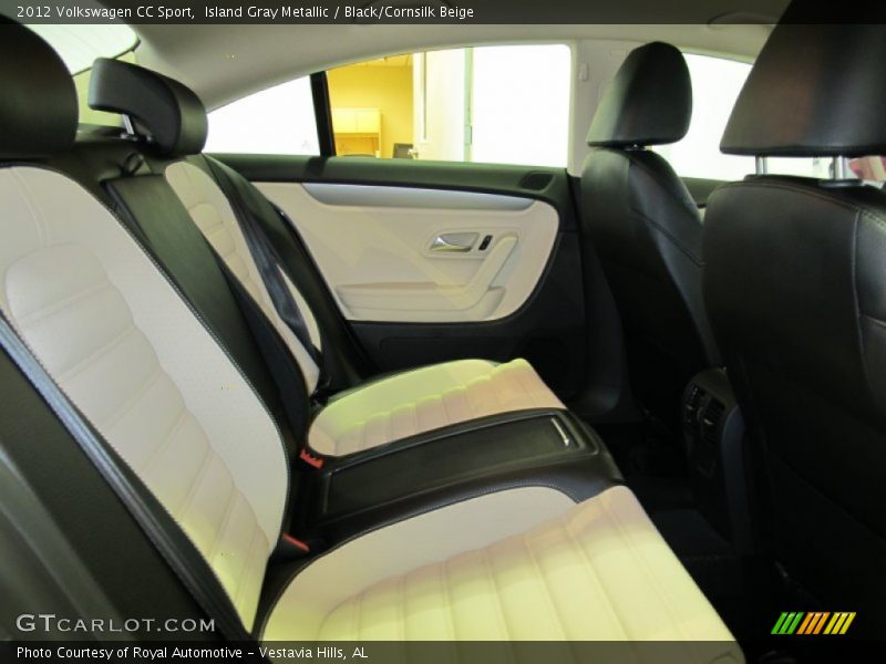 Island Gray Metallic / Black/Cornsilk Beige 2012 Volkswagen CC Sport