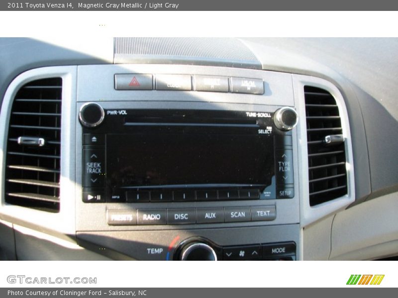 Magnetic Gray Metallic / Light Gray 2011 Toyota Venza I4