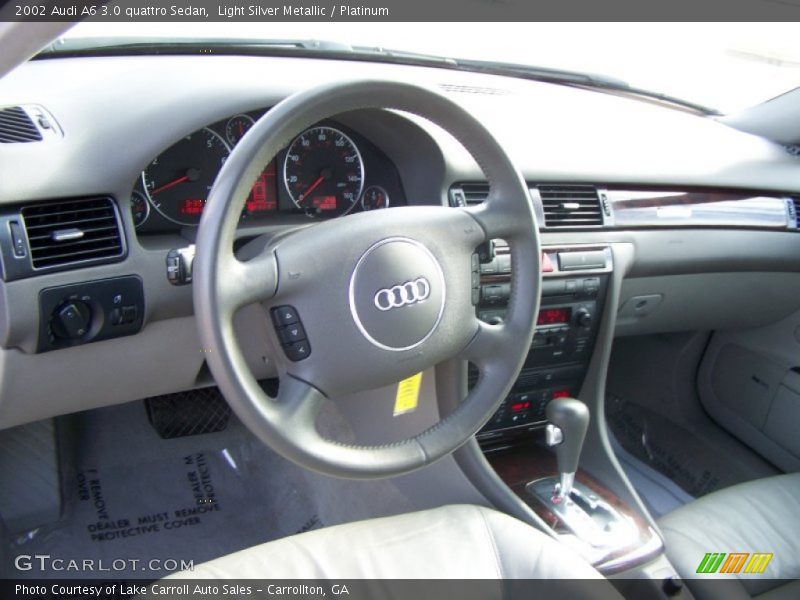 Light Silver Metallic / Platinum 2002 Audi A6 3.0 quattro Sedan