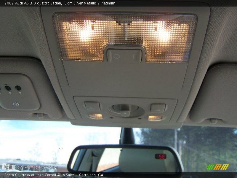 Light Silver Metallic / Platinum 2002 Audi A6 3.0 quattro Sedan