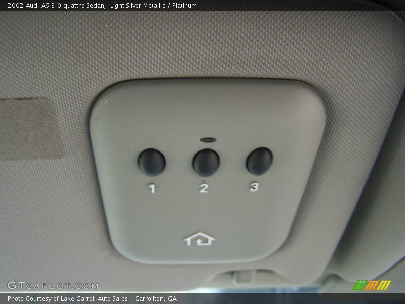 Light Silver Metallic / Platinum 2002 Audi A6 3.0 quattro Sedan
