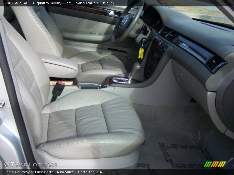 Light Silver Metallic / Platinum 2002 Audi A6 3.0 quattro Sedan