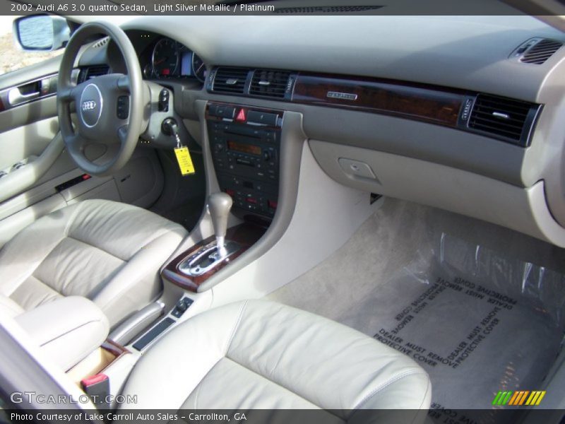 Light Silver Metallic / Platinum 2002 Audi A6 3.0 quattro Sedan