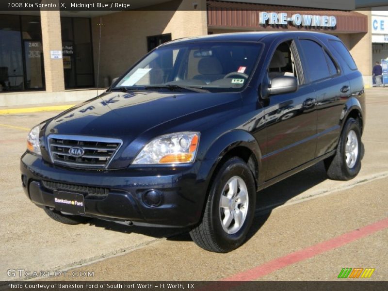 Midnight Blue / Beige 2008 Kia Sorento LX