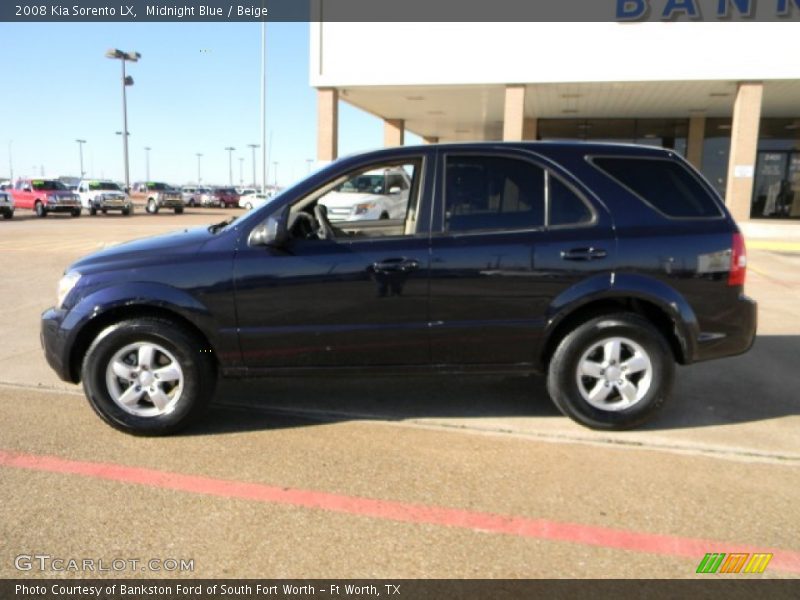 Midnight Blue / Beige 2008 Kia Sorento LX