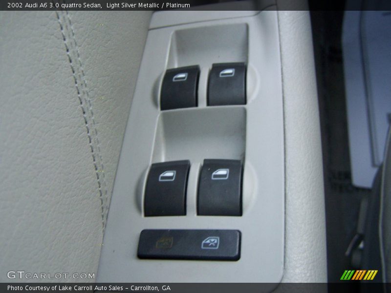 Light Silver Metallic / Platinum 2002 Audi A6 3.0 quattro Sedan
