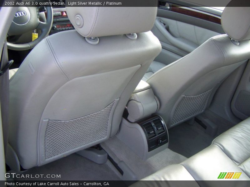 Light Silver Metallic / Platinum 2002 Audi A6 3.0 quattro Sedan