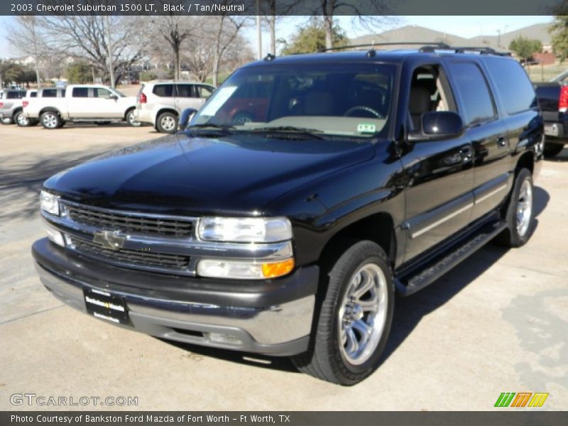 Black / Tan/Neutral 2003 Chevrolet Suburban 1500 LT