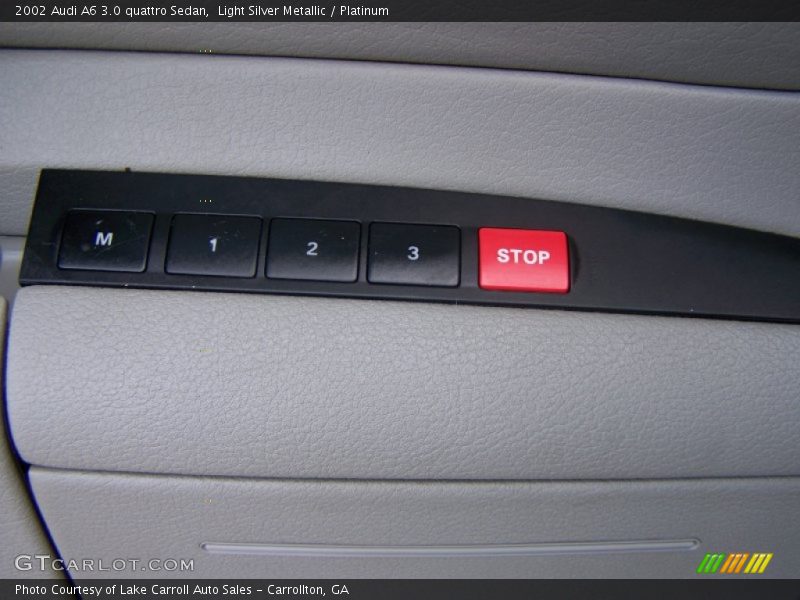 Light Silver Metallic / Platinum 2002 Audi A6 3.0 quattro Sedan