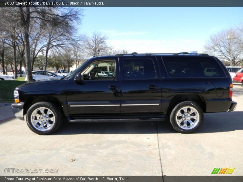 Black / Tan/Neutral 2003 Chevrolet Suburban 1500 LT