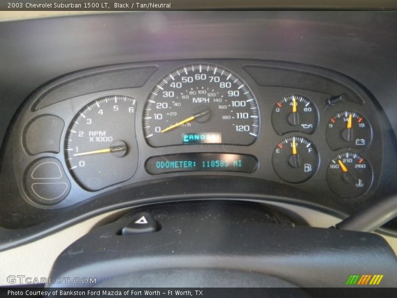  2003 Suburban 1500 LT 1500 LT Gauges