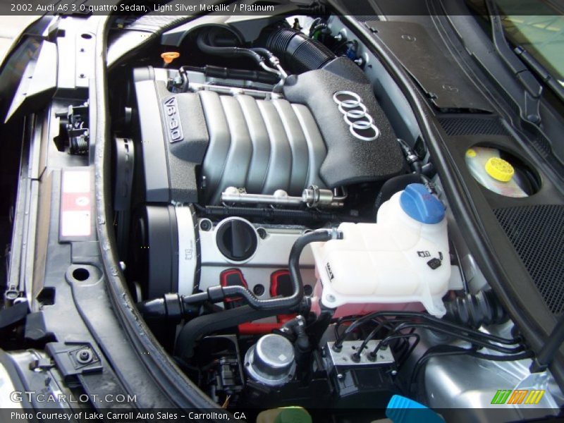 Light Silver Metallic / Platinum 2002 Audi A6 3.0 quattro Sedan