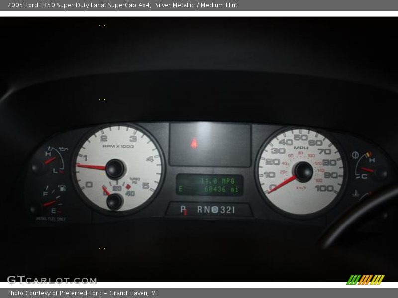 Silver Metallic / Medium Flint 2005 Ford F350 Super Duty Lariat SuperCab 4x4
