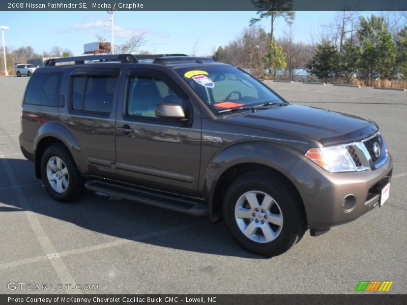 Mocha / Graphite 2008 Nissan Pathfinder SE