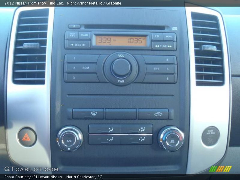 Night Armor Metallic / Graphite 2012 Nissan Frontier SV King Cab