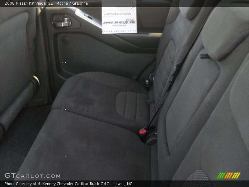 Mocha / Graphite 2008 Nissan Pathfinder SE