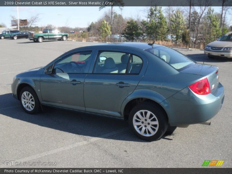 Silver Moss Metallic / Gray 2009 Chevrolet Cobalt LS XFE Sedan