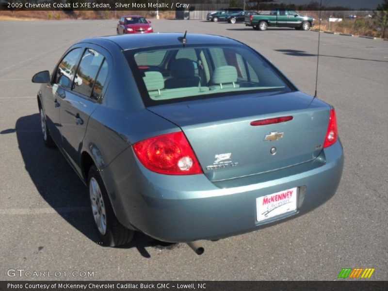 Silver Moss Metallic / Gray 2009 Chevrolet Cobalt LS XFE Sedan