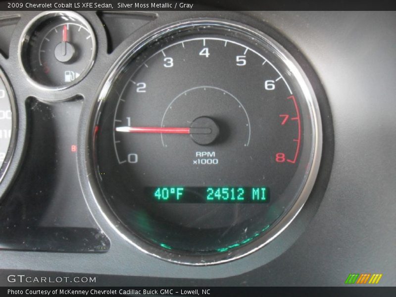 Silver Moss Metallic / Gray 2009 Chevrolet Cobalt LS XFE Sedan