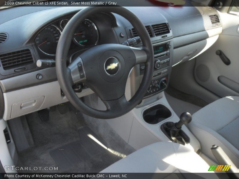 Gray Interior - 2009 Cobalt LS XFE Sedan 